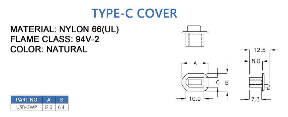 Plug box USB-3WP